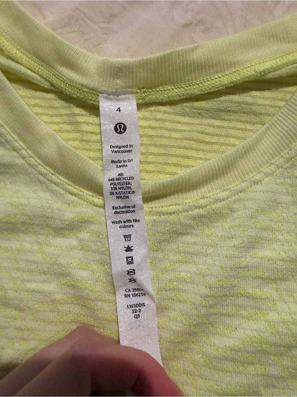 Lululemon Tank Size 4